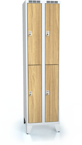 Divided cloakroom locker ALDERA with feet 1920 x 500 x 500